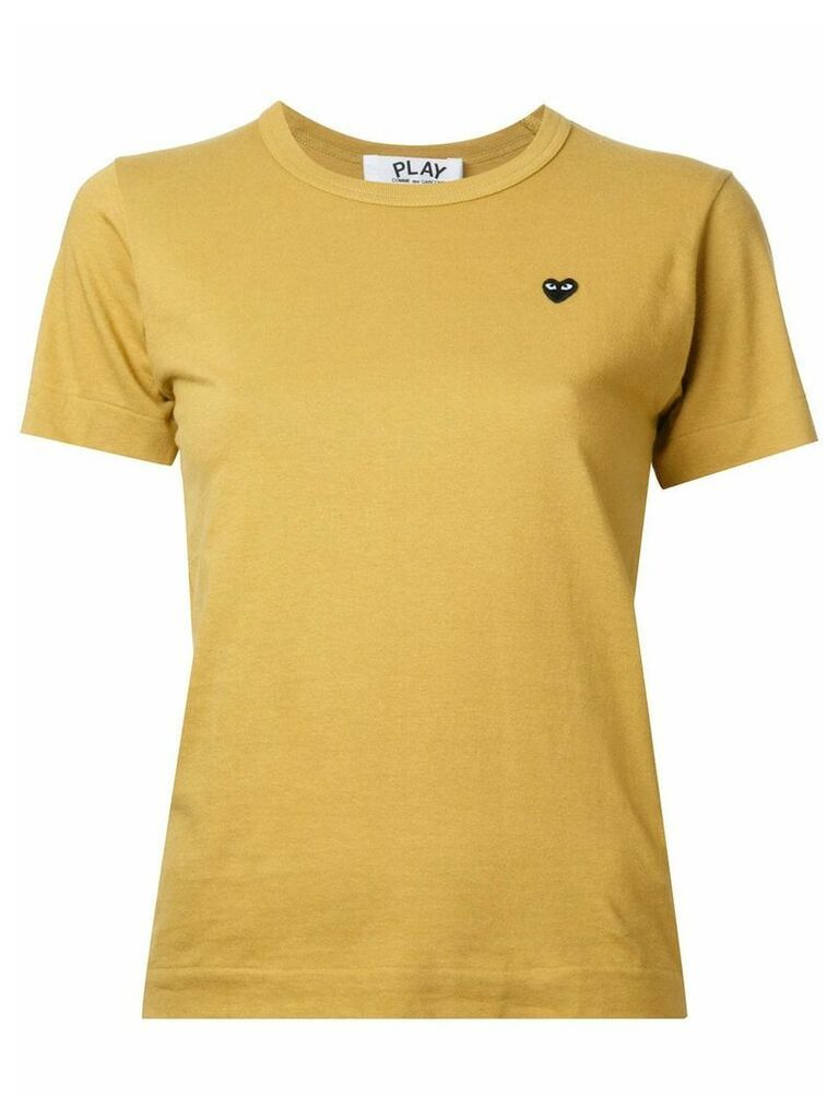 Comme Des Garçons Play black heart T-shirt - Yellow
