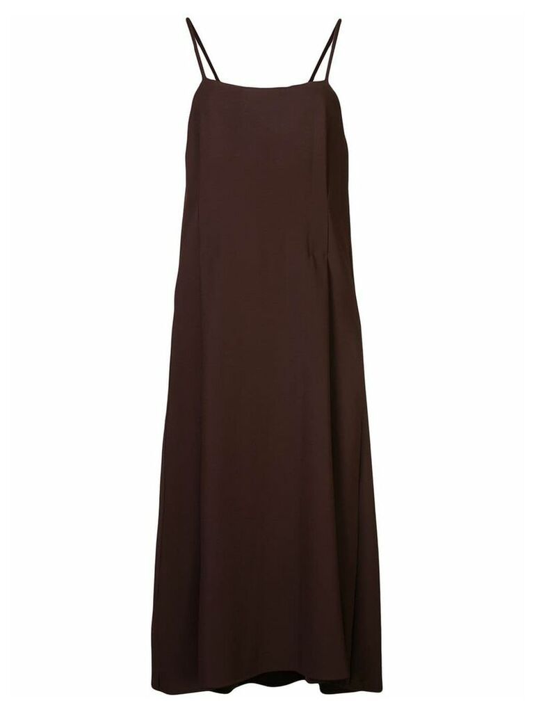 Vince spaghetti strap dress - Brown