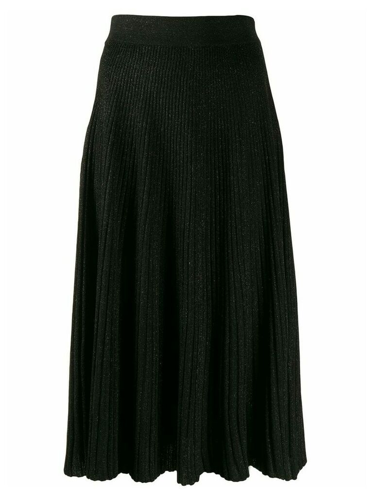 Marni plisse midi skirt - Black