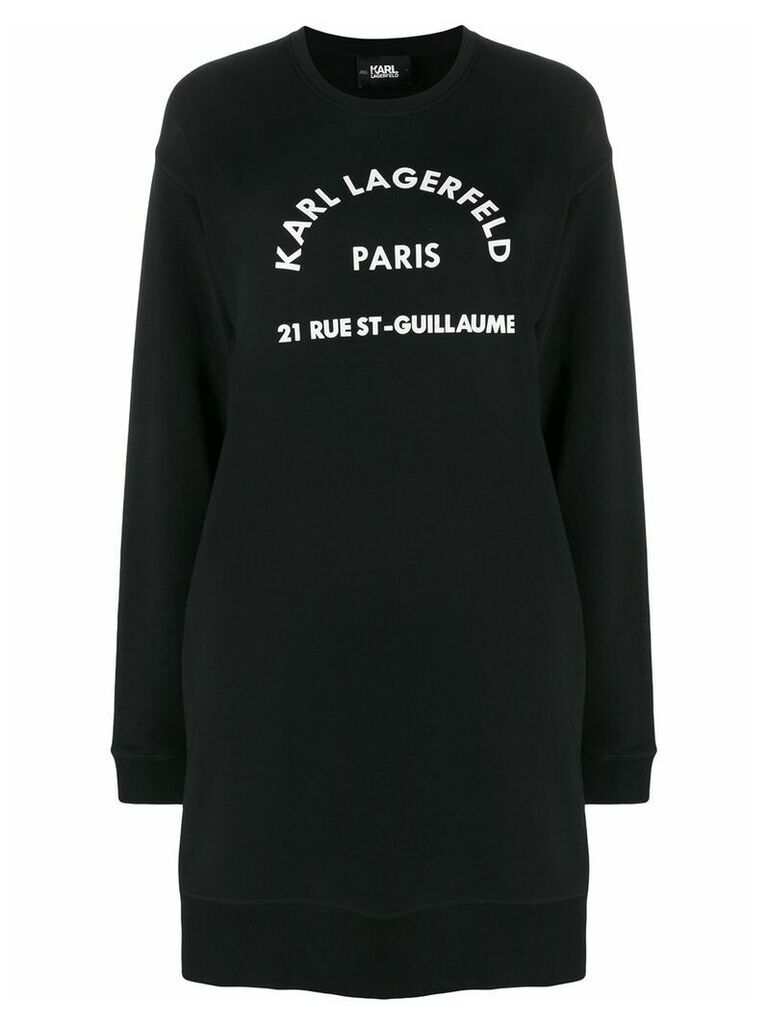 Karl Lagerfeld Rue St Guillaume sweatdress - Black