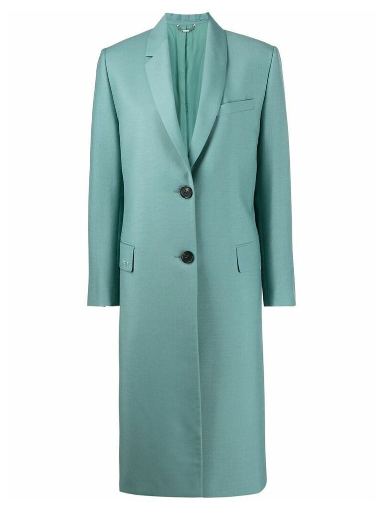 Fendi tailored overcoat - Blue