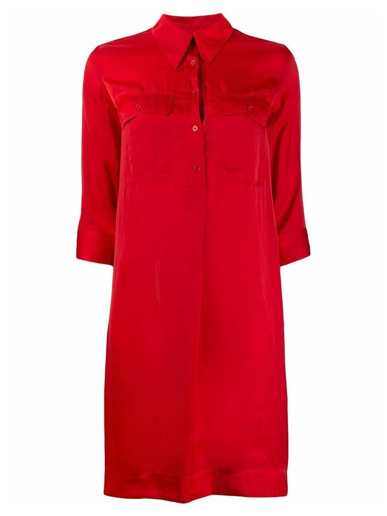 Zadig & Voltaire Roa chemise dress - Red