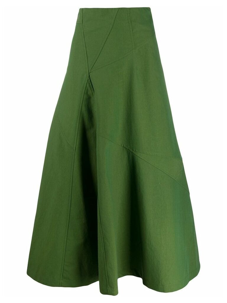 Christian Wijnants bias skirt - Green