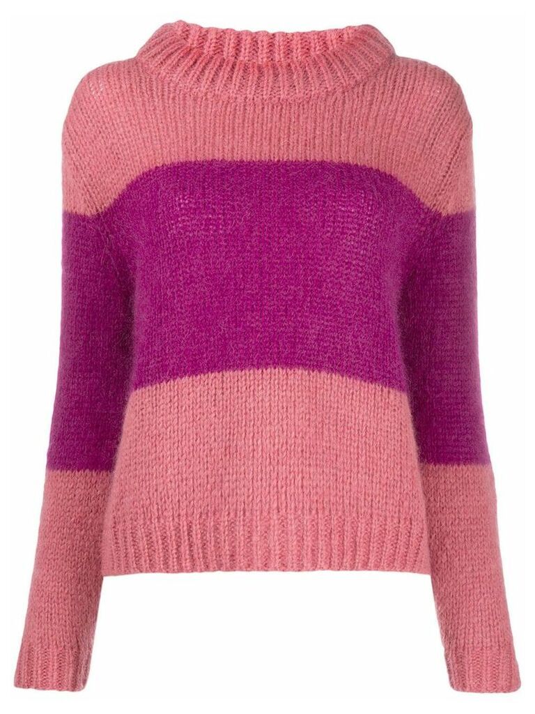 Semicouture bicolour sweatshirt - Pink