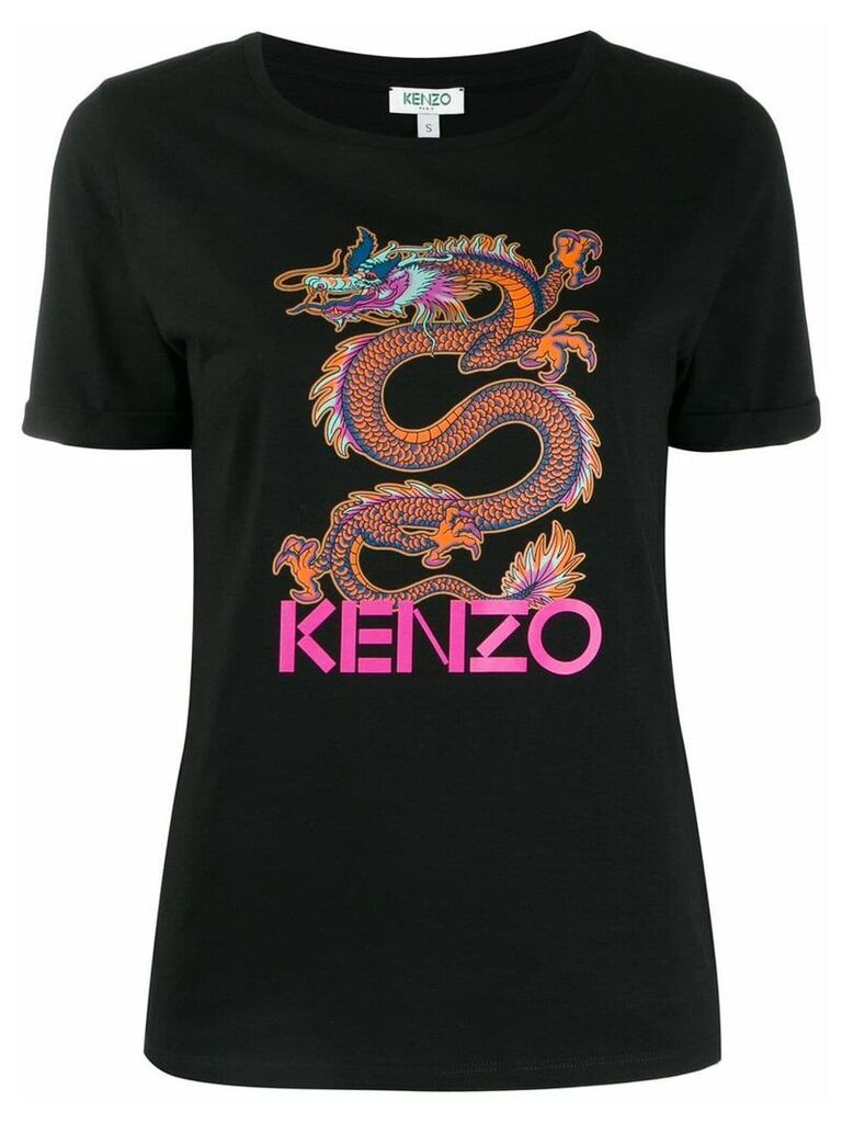 Kenzo Dragon print T-shirt - Black
