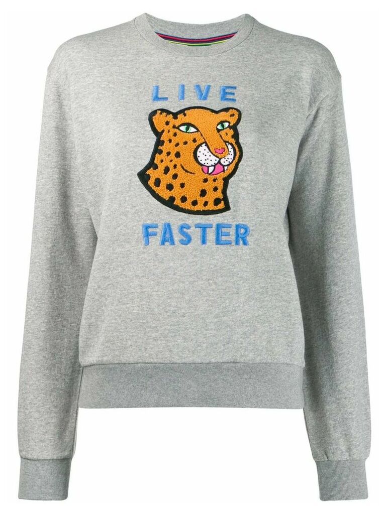 PS Paul Smith Live Faster sweatshirt - Grey