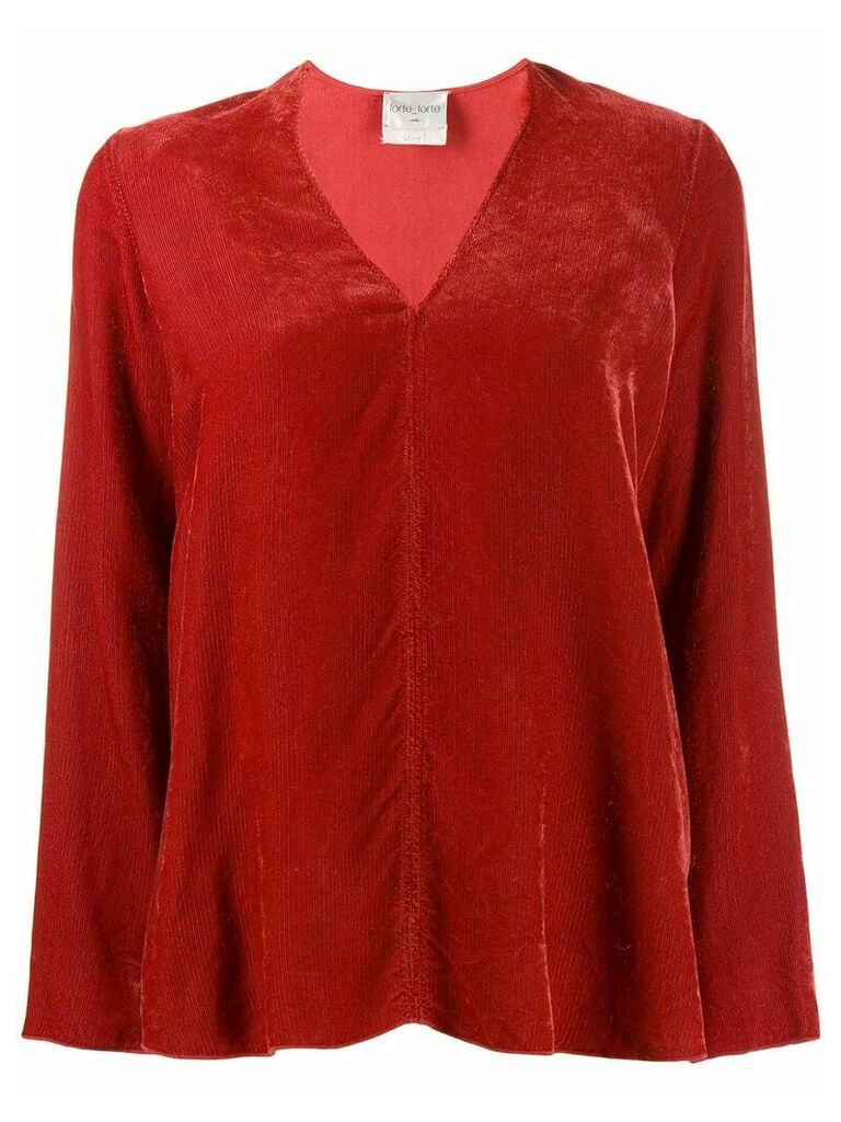 Forte Forte corduroy blouse - Red