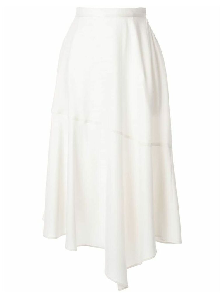 G.V.G.V. asymmetric hem skirt - White