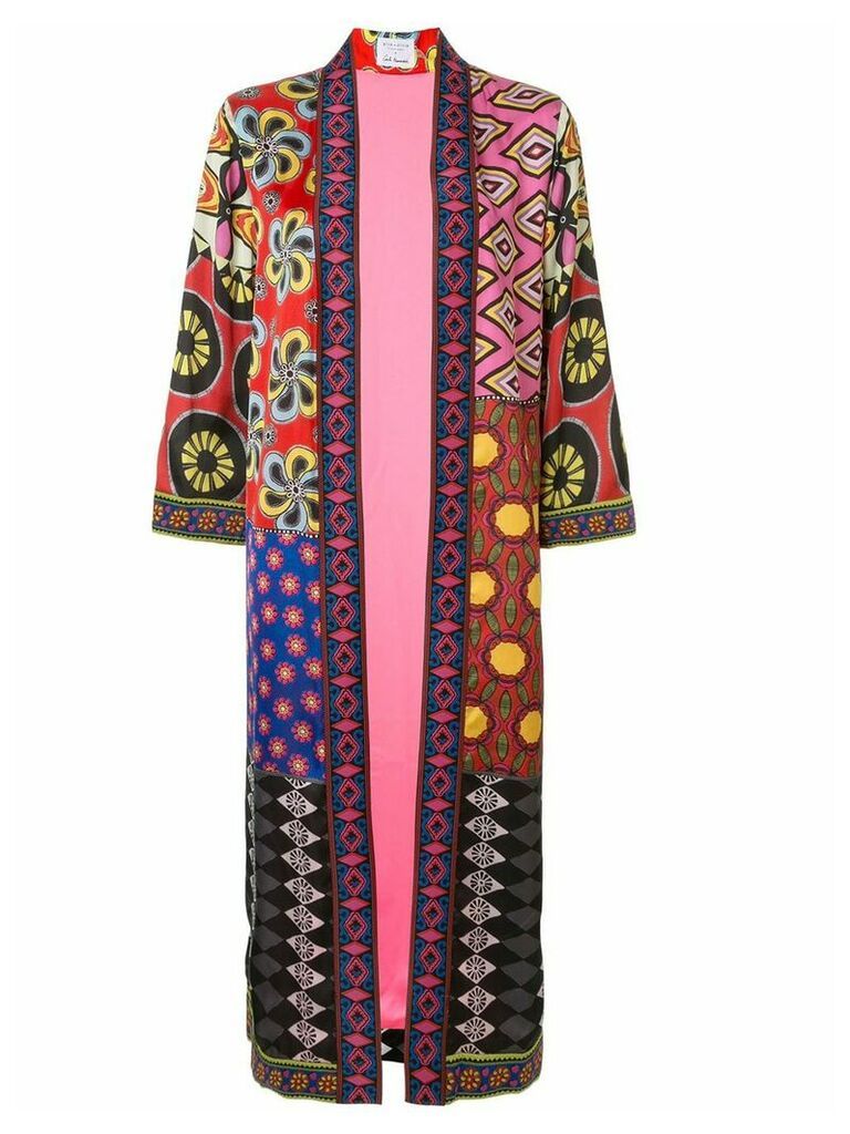Alice+Olivia Lynn printed longline kimono - Multicolour