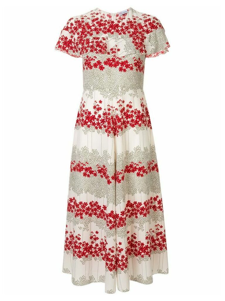 Red Valentino REDValentino floral midi dress - White