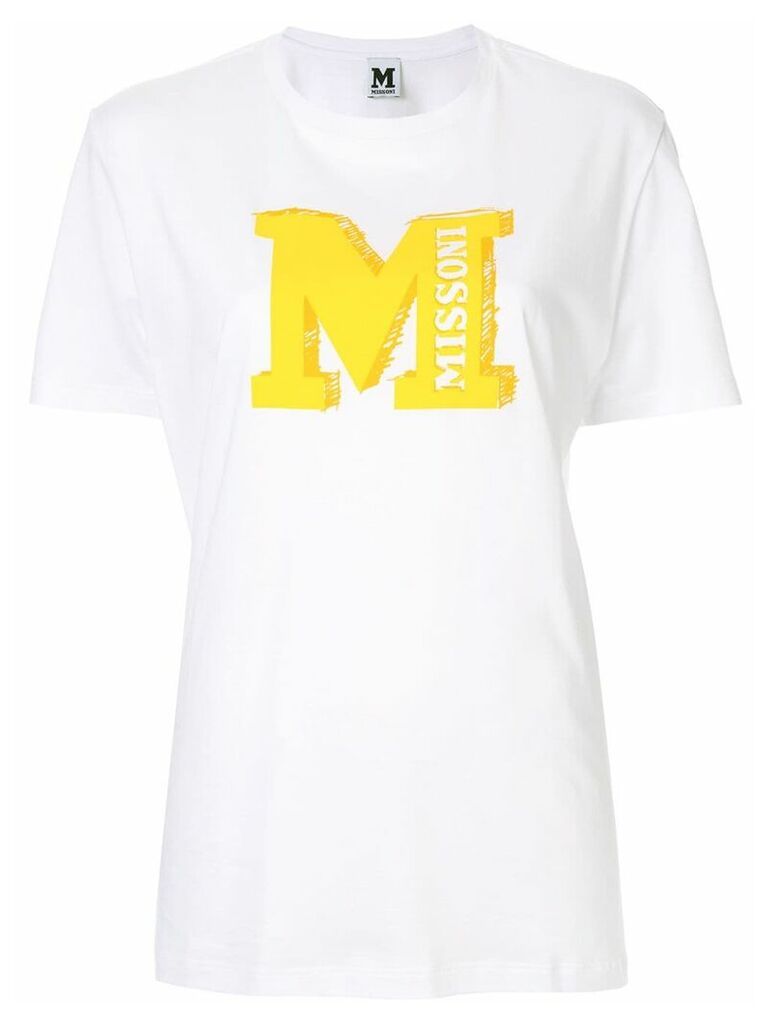 M Missoni logo T-shirt - White