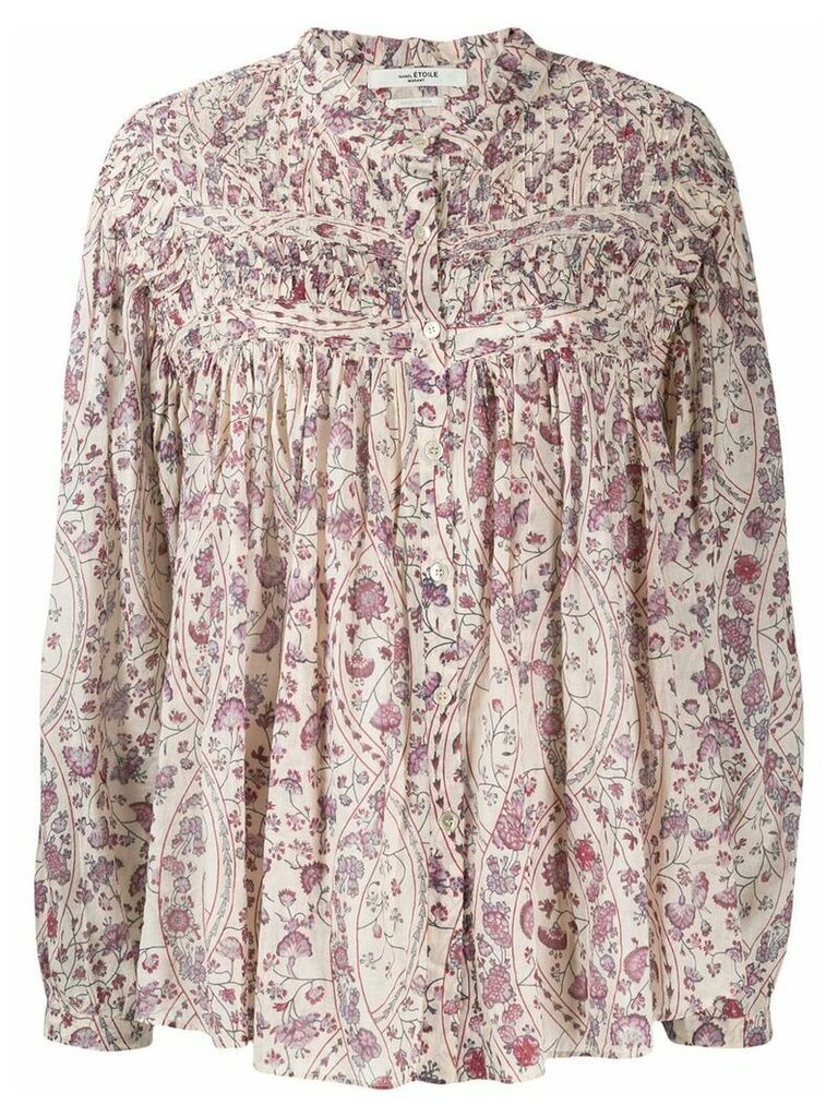 Isabel Marant Étoile floral print blouse - NEUTRALS
