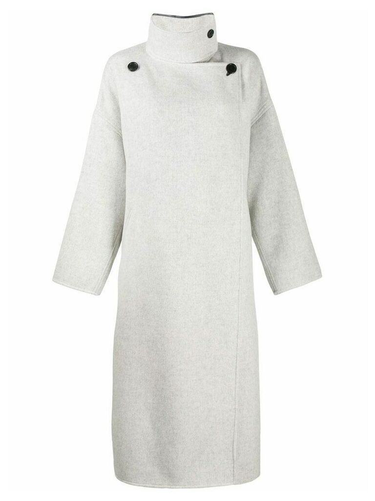 Isabel Marant wrap coat - Grey