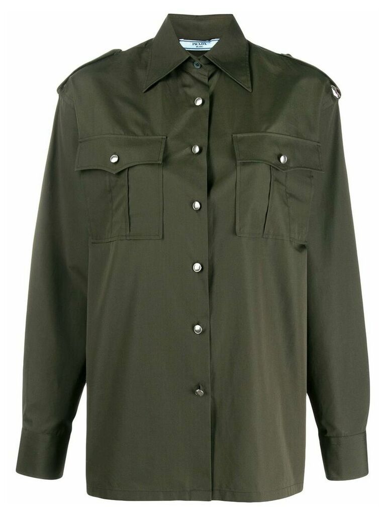 Prada military shirt - Green