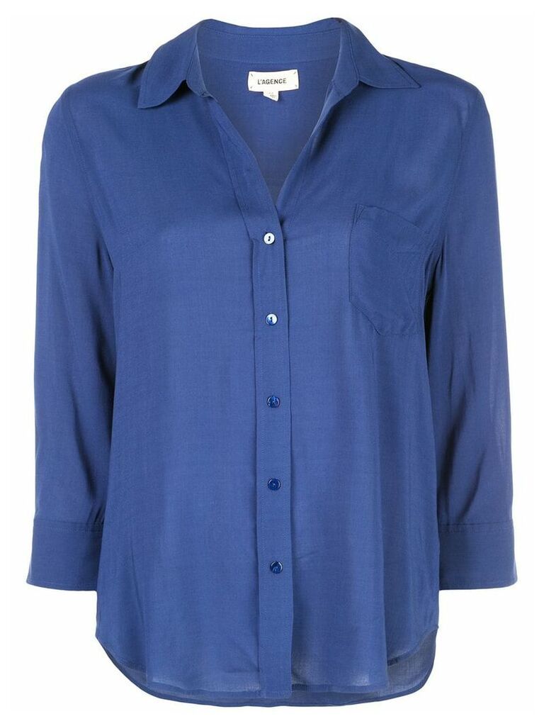 L'Agence casual button down shirt - Blue