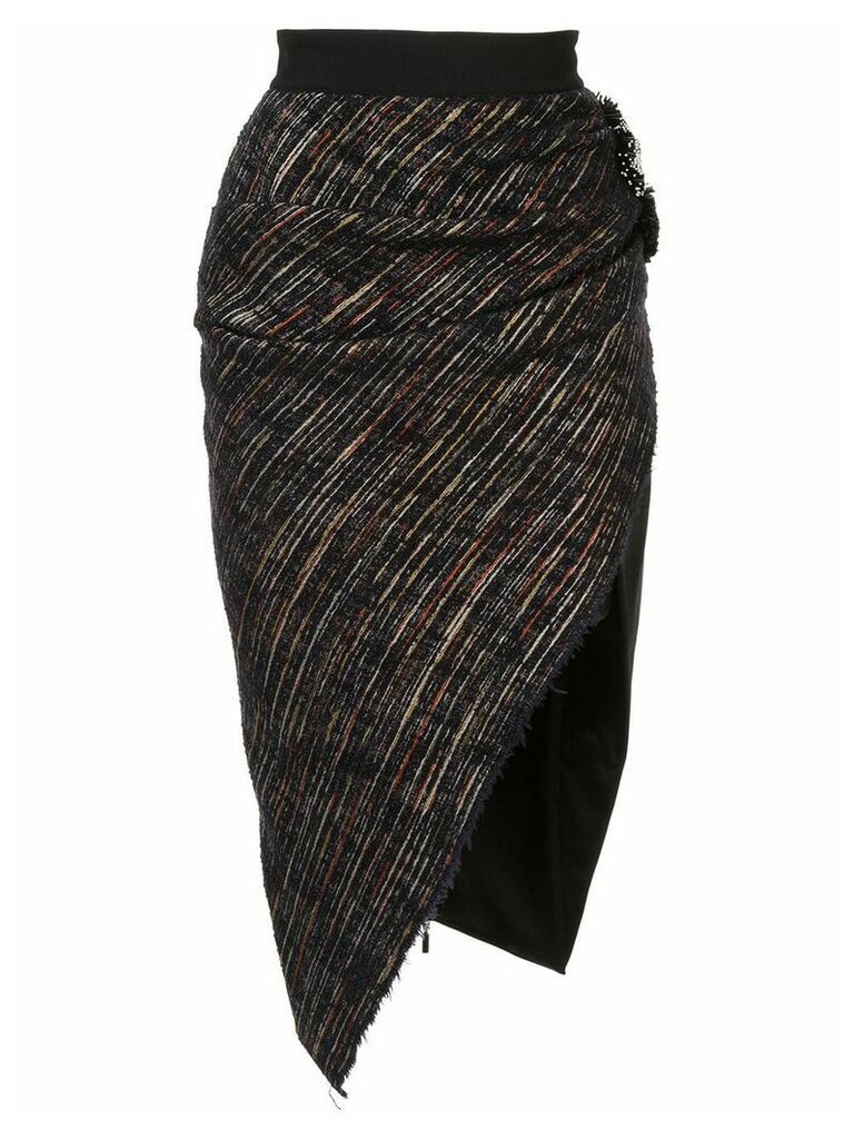 Maticevski asymmetric pencil skirt - Black