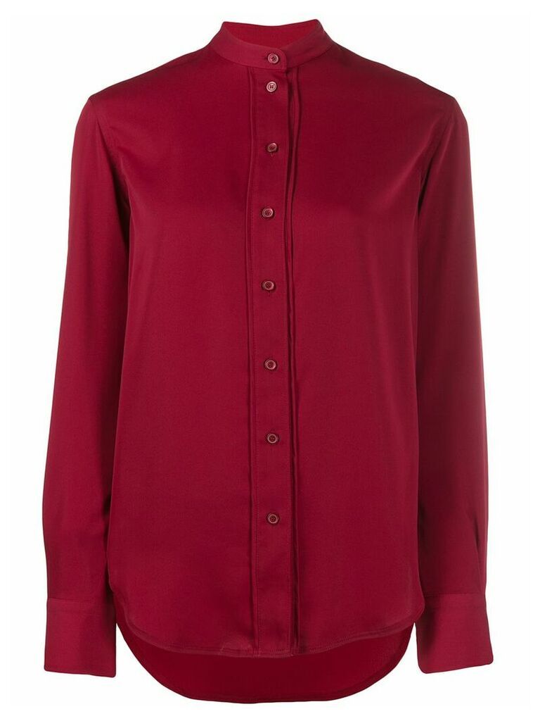 Calvin Klein mandarin collar shirt - Red