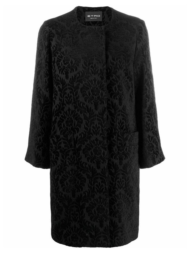Etro Abrigo coat - Black