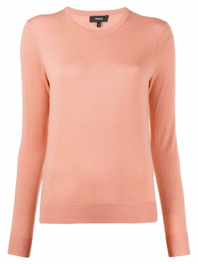 Theory crew neck pullover - PINK