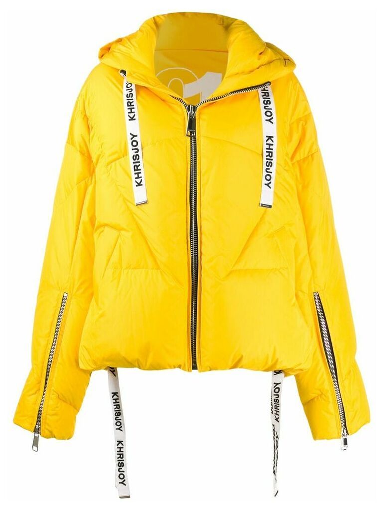 Khrisjoy hooded puffer jacket - Yellow