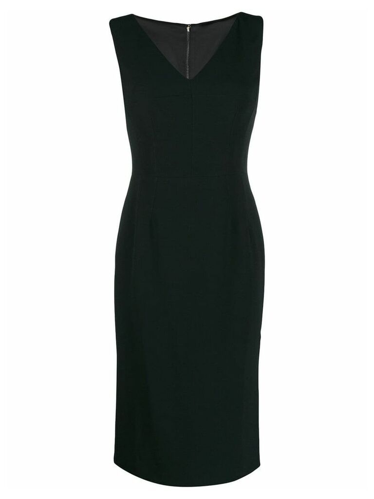 Dolce & Gabbana V-neck pencil dress - Black