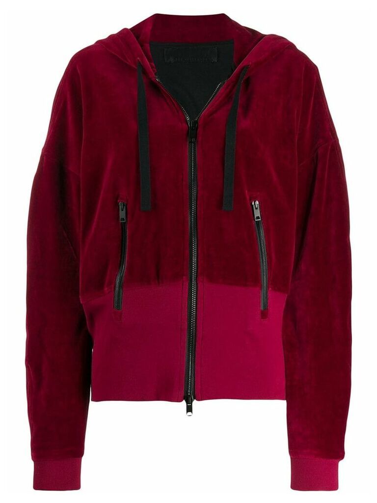 Haider Ackermann Freeman zip-up hoodie - Red