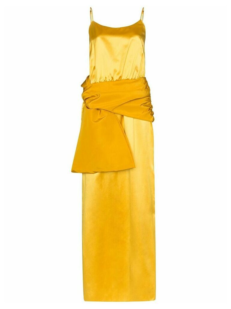 Rosie Assoulin sash cami maxi dress - Yellow