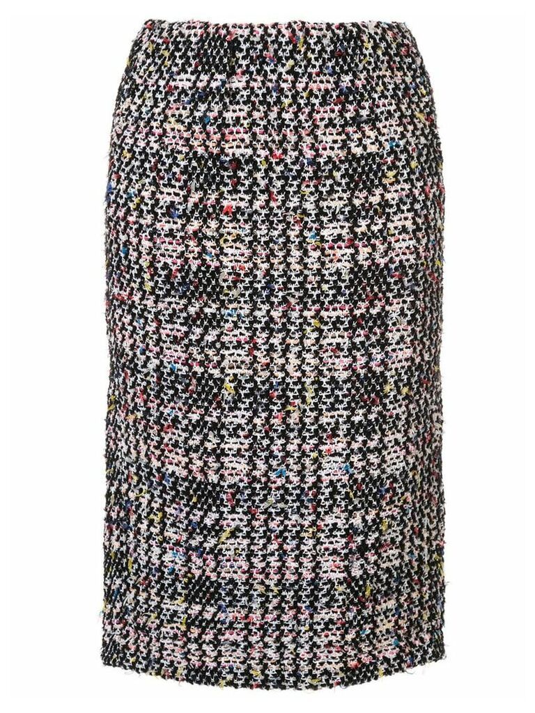 Coohem autumn check tweed skirt - Multicolour