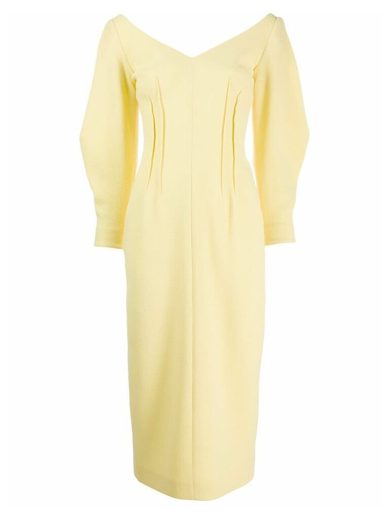 Emilia Wickstead Calla dress - Yellow
