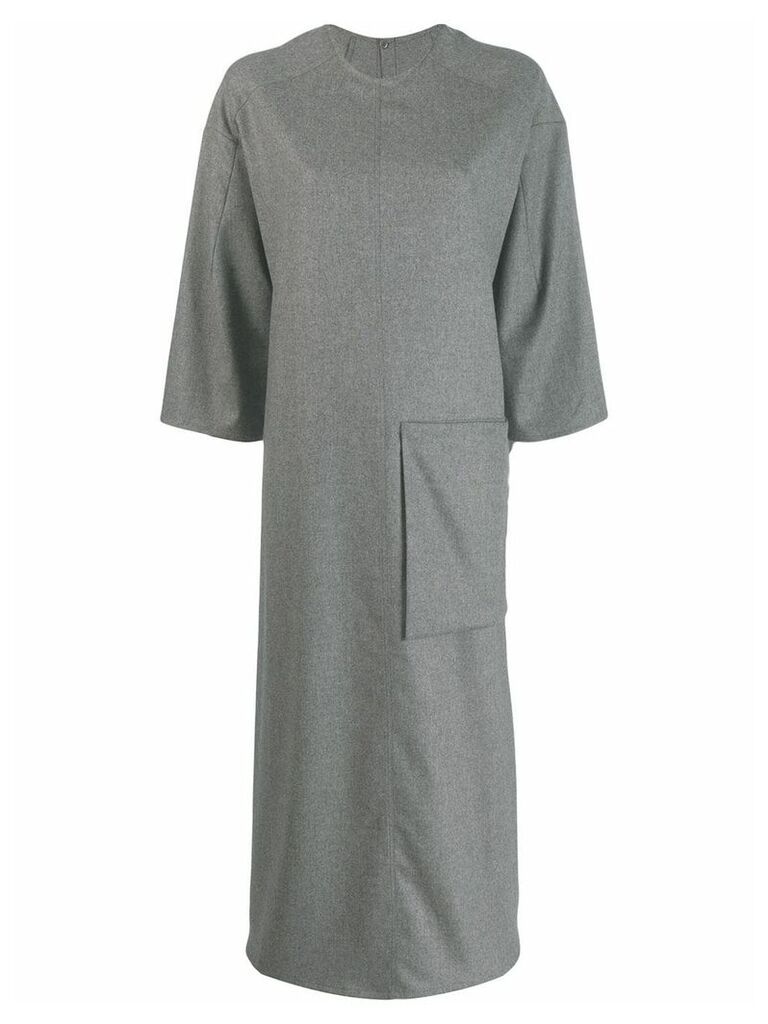 Toogood short-sleeve oversized dress - Grey