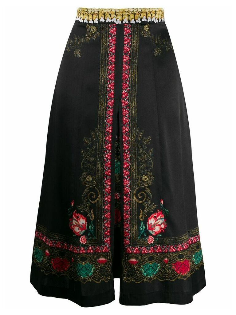 Etro floral print skirt - Black