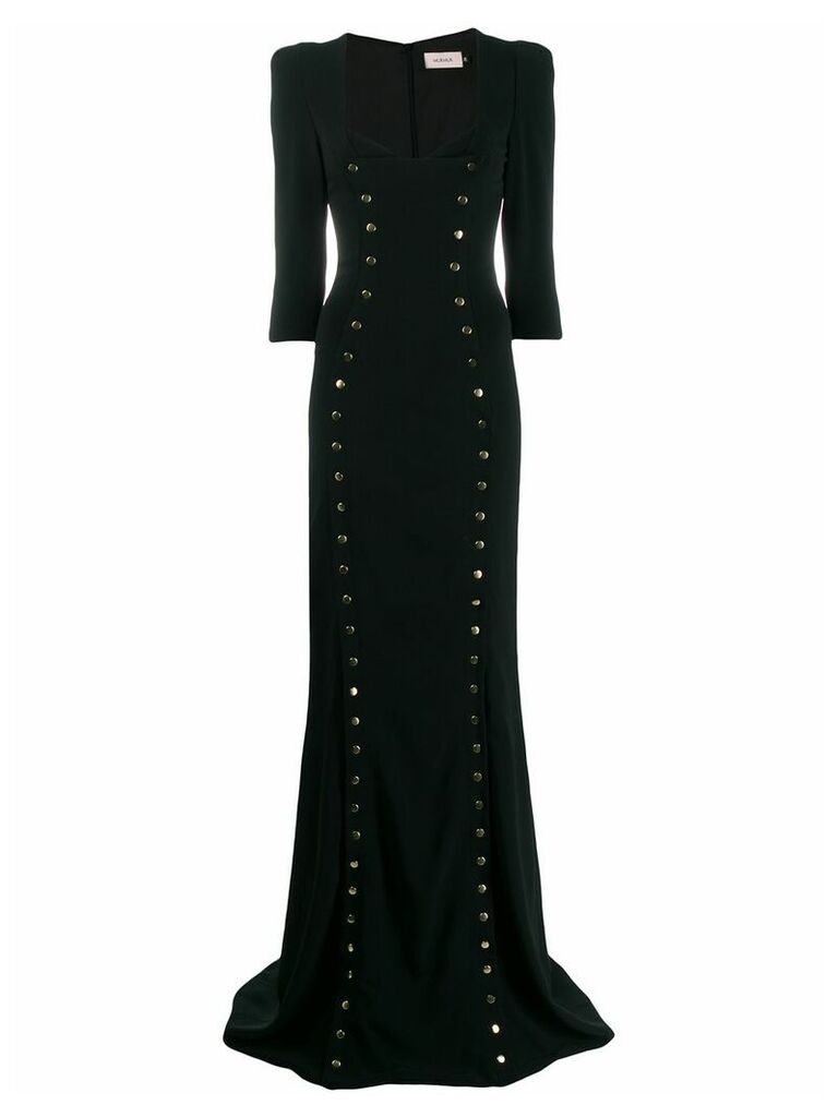 Murmur studded long dress - Black