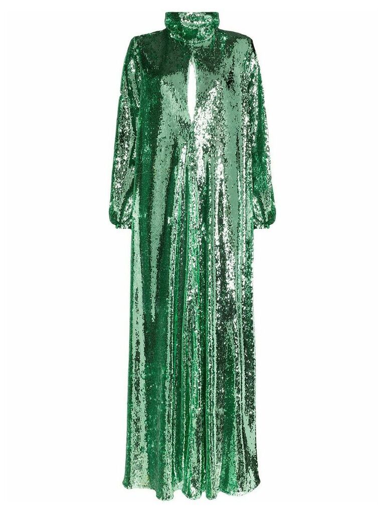 Racil Barbara sequinned maxi dress - Green