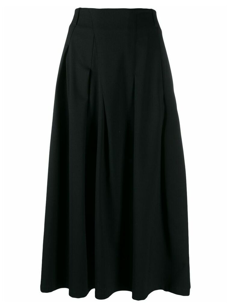 A.F.Vandevorst a-line midi skirt - Black