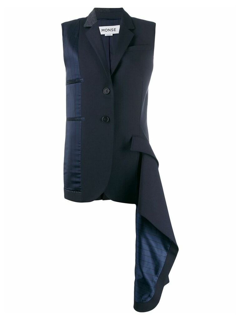Monse deconstructed waistcoat - Blue