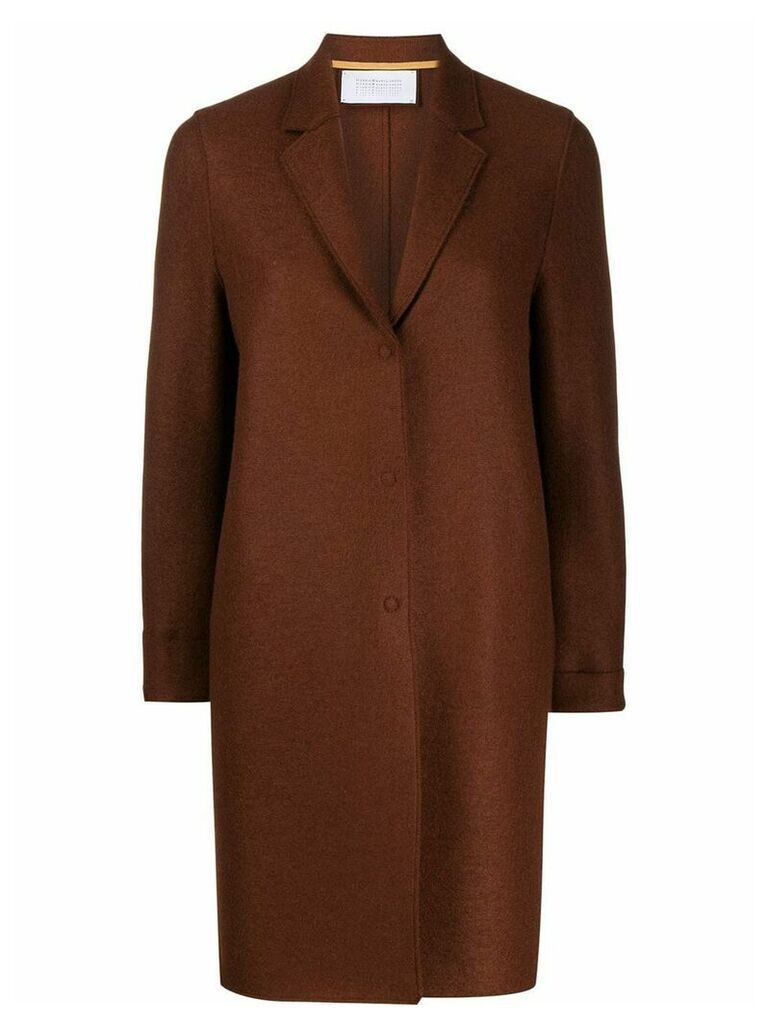 Harris Wharf London single-breasted coat - Brown