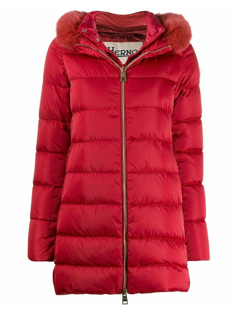 Herno padded park coat - Red