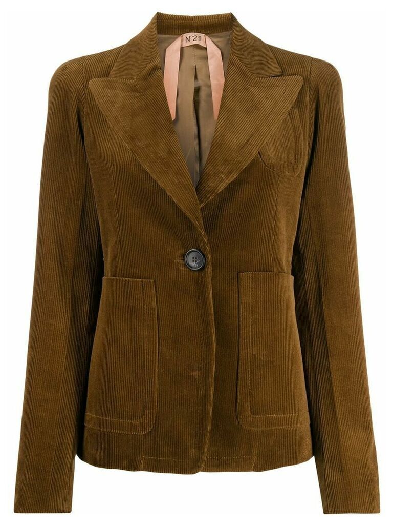 Nº21 corduroy blazer jacket - Brown