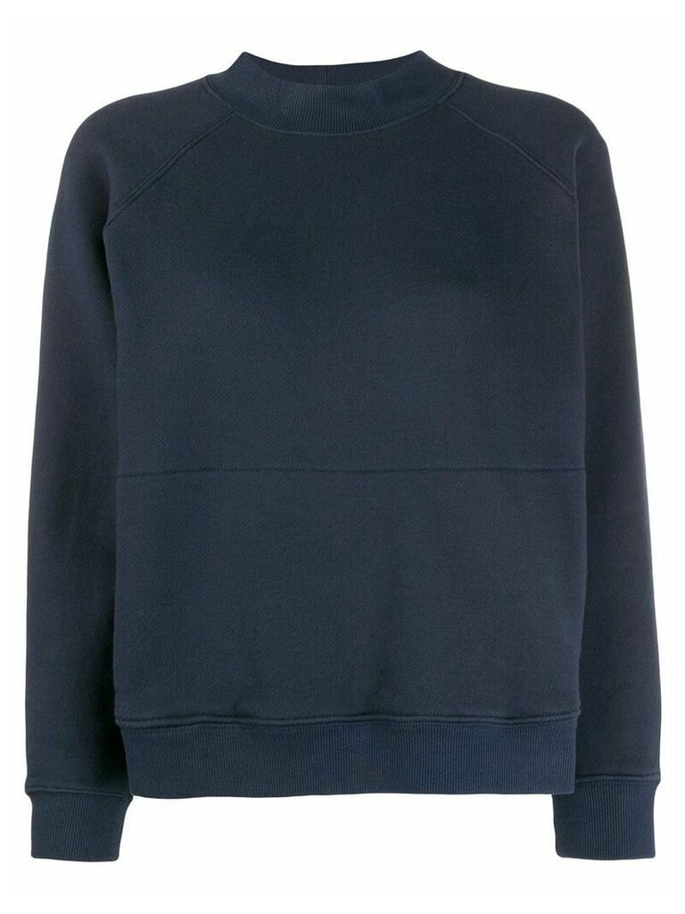 YMC long sleeved cotton sweater - Blue