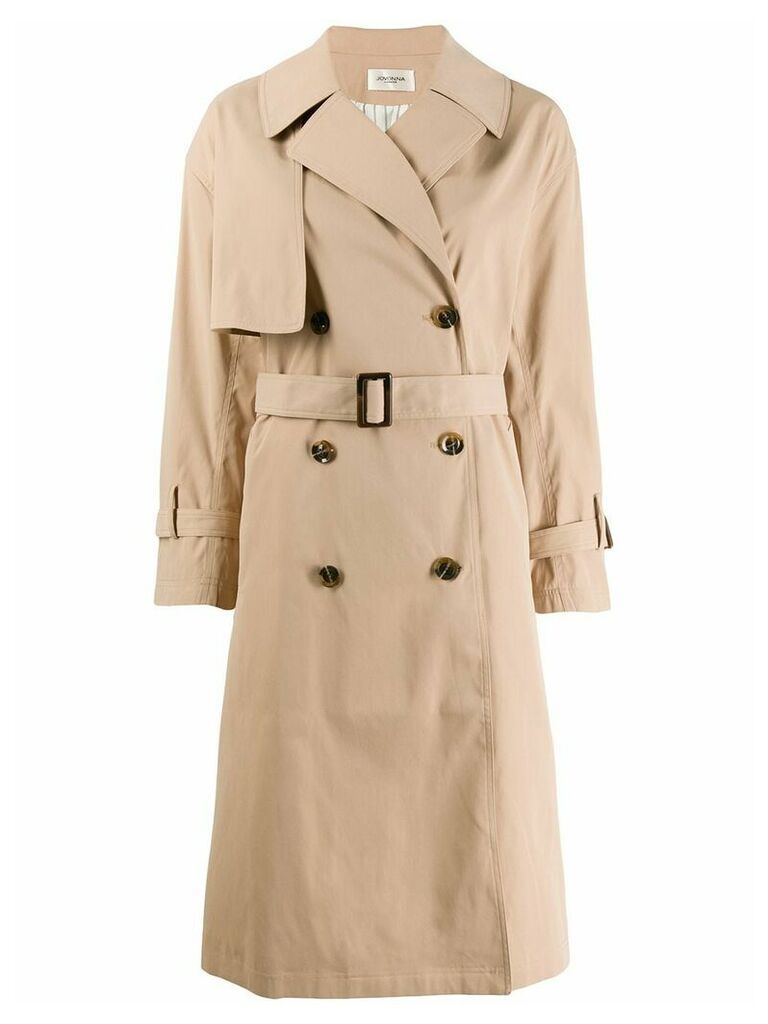 Jovonna Nava trench coat - NEUTRALS