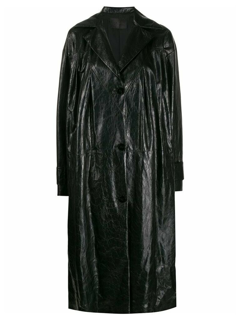 Drome button-up coat - Black