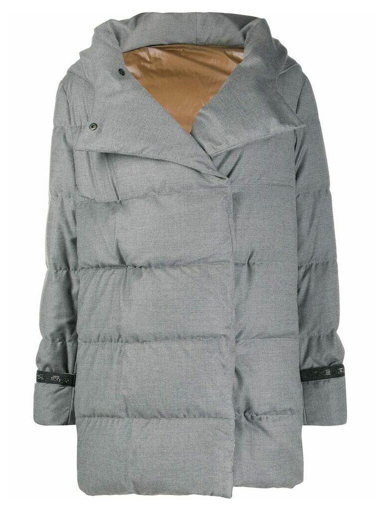 Eleventy padded puffer jacket - Grey