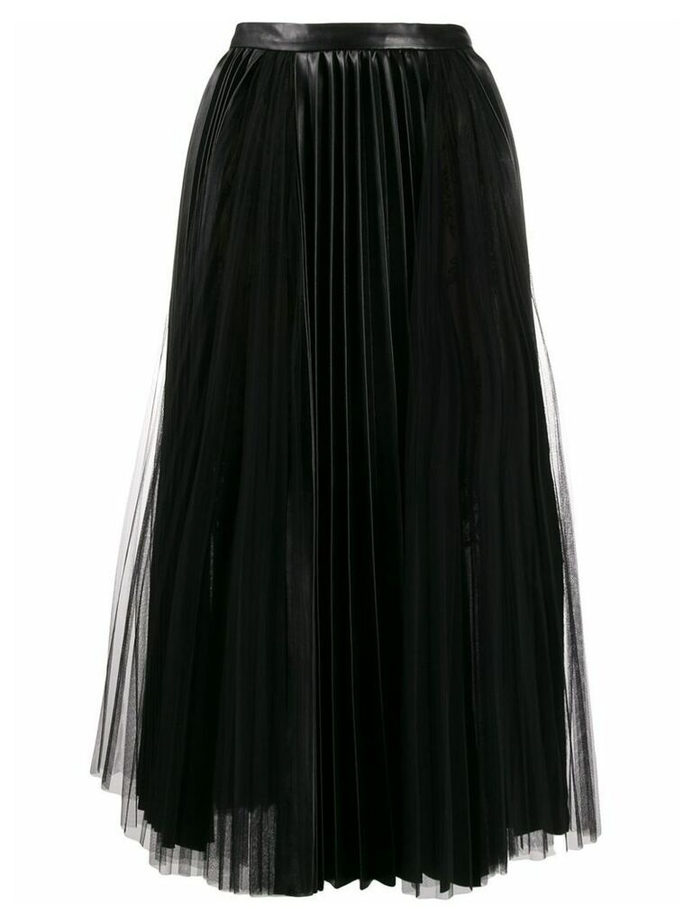 Ermanno Scervino high waisted pleated skirt - Black