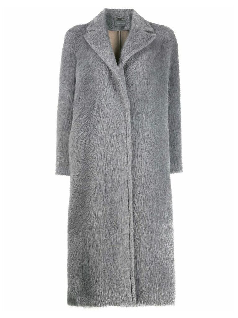 Alberta Ferretti oversized single-breasted coat - Grey
