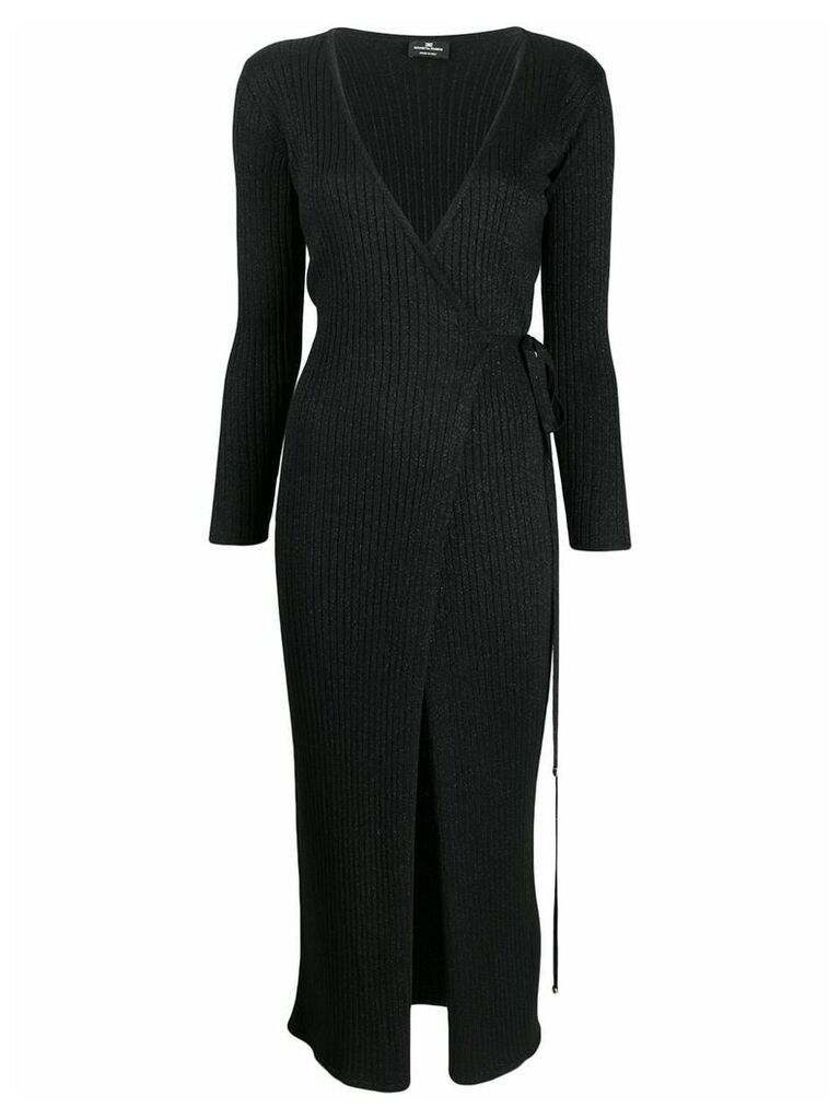 Elisabetta Franchi V-neck stretch dress - Black
