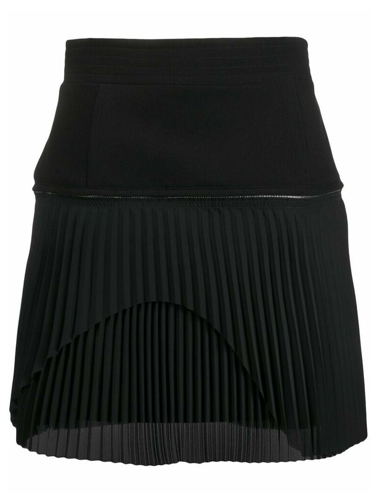 Diesel Black Gold zipped pleated skirt