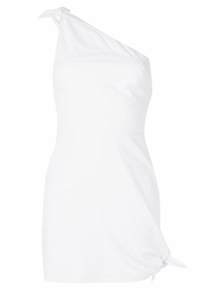 Sir. Charlee one-shoulder mini dress - White