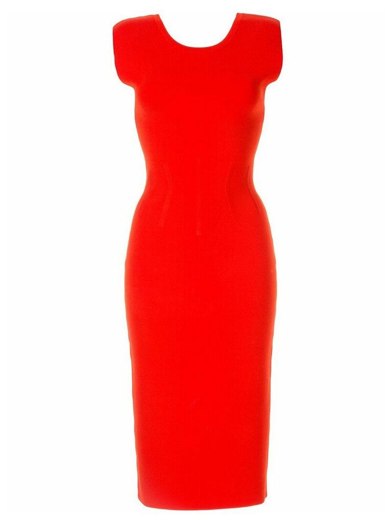 Ginger & Smart Valour fitted knit dress - Red