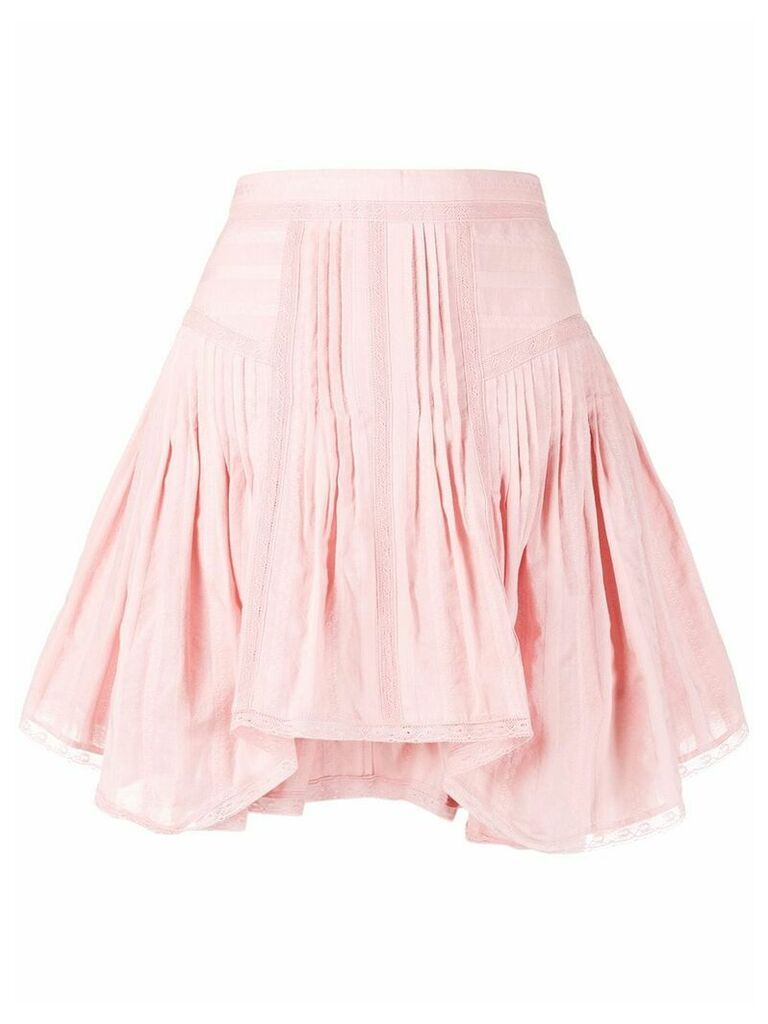 Isabel Marant Étoile pleated short skirt - PINK