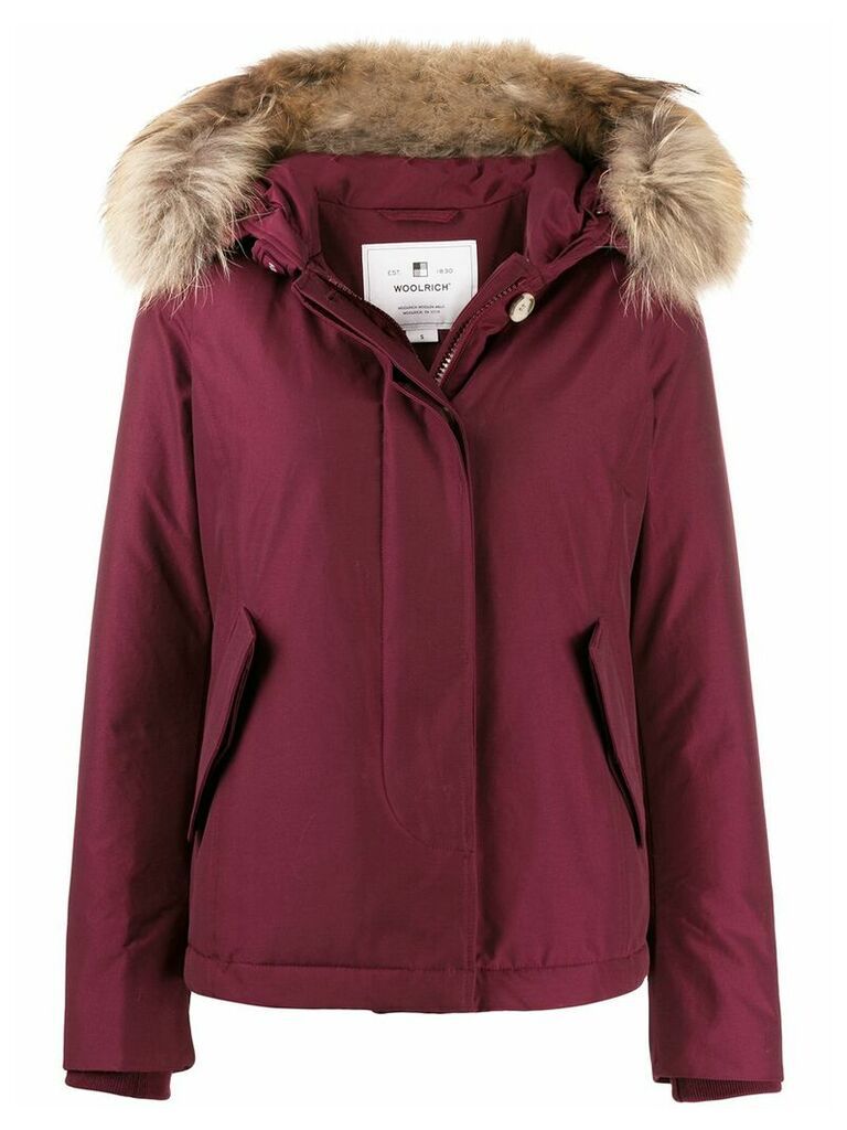 Woolrich short Arctic parka coat - Red